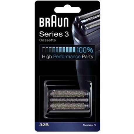 Braun 32S Replacement Foil & Cutter Cassette - Silver
